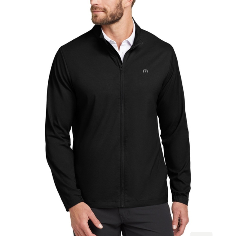 TRAVIS MATHTEW Surfside Full Zip Jacket Black Size XL